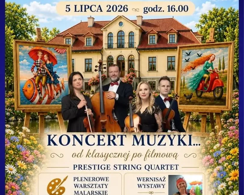 Dwór w rytmach sztuki – niedzielne popołudnie pełne kultury w Grodnie-Dworze