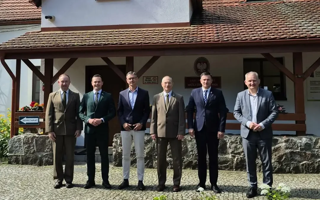 Pożegnanie Nadleśniczego Janusza Grabowskiego po latach pracy