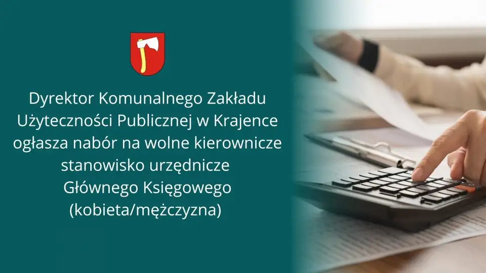 Nabór na Głównego Księgowego w KZUP Krajenka – oferta pracy