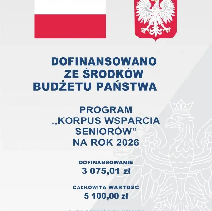 Gmina Tarnówka otrzymała dofinansowanie na opaski bezpieczeństwa dla seniorów