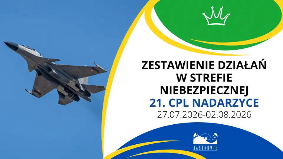 Harmonogram działań lotniczych na poligonie w Nadarzycach (27.07-02.08.2026)