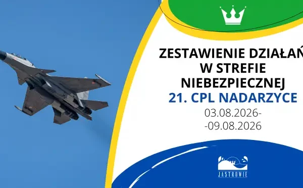 Harmonogram działań lotniczych na poligonie w Nadarzycach od 3 do 9 sierpnia
