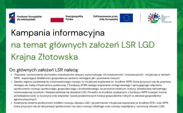LGD Krajna Złotowska: poznaj założenia nowej strategii rozwoju lokalnego