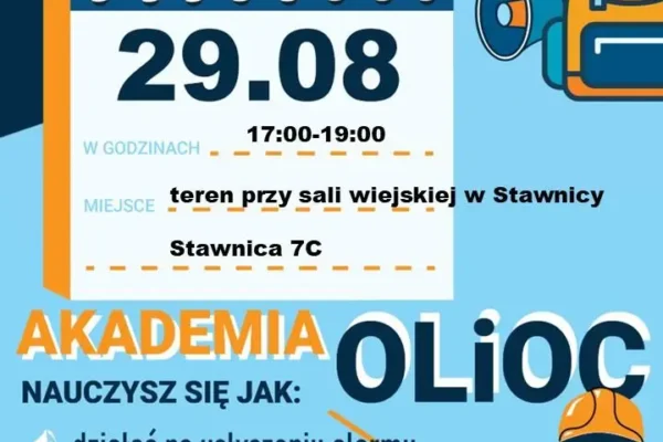 Dożynki Gminne w Stawnicy z treningiem alarmowym i Akademią OLiOC