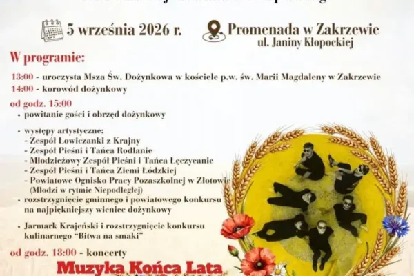 Wielkopolskie Święto Plonów w Zakrzewie – zaproszenie na dożynki