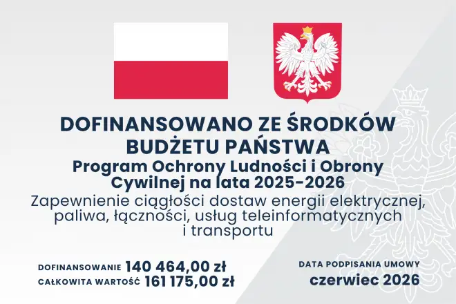 Jastrowie zabezpiecza ciągłość dostaw energii: nowe agregaty i przyłącze dla urzędu