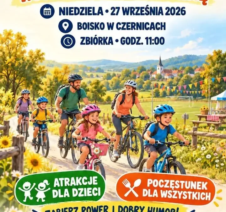 Rajd rowerowy „Pożegnanie lata” w Czernicach – już w najbliższą niedzielę