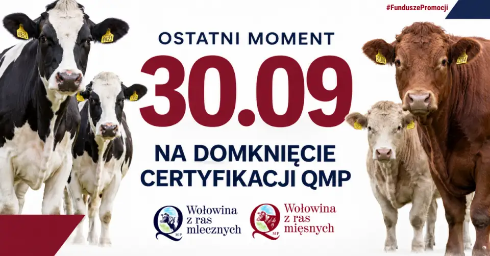 Certyfikat QMP – tylko do 30 września. Bez niego dopłata przepadnie