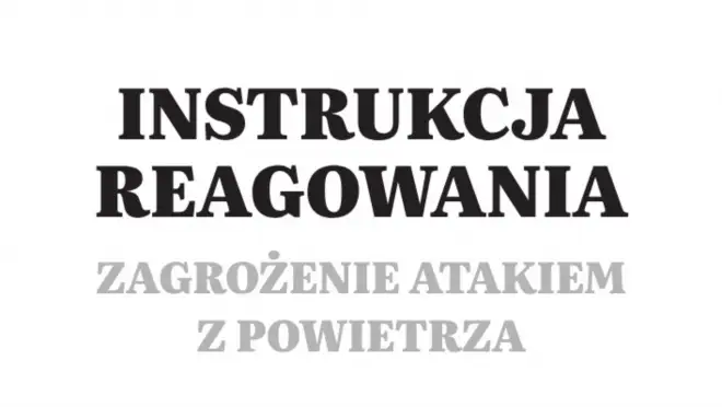 Jak zachować się podczas ataku z powietrza? Nowe wytyczne MSWiA dla mieszkańców