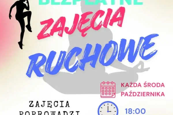 Bezpłatne zajęcia ruchowe w Zakrzewie – każda środa października