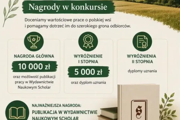 XVIII edycja konkursu „Polska wieś – dziedzictwo i przyszłość” im. Profesora Jerzego Wilkina